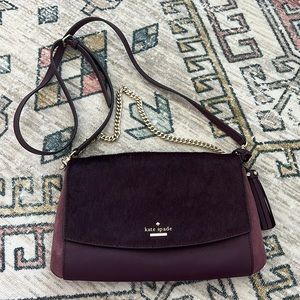New with tags! Kate Spade Laurel Way Greer Haircalf crossbody bag!